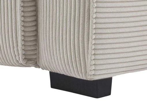 Elektrische Relaxfauteuil Van Lichtgrijs Ribfluweel Amelio