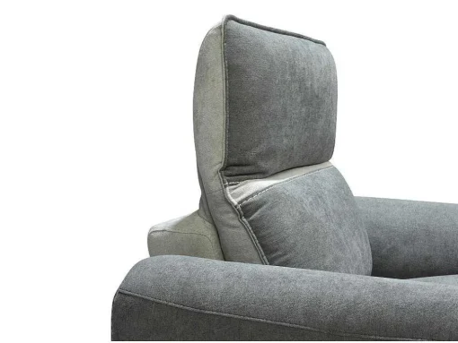 Elektrische Relaxfauteuil In Donkergrijze Stof Orietto