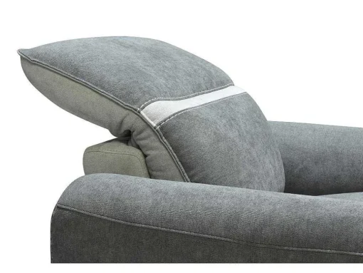 Elektrische Relaxfauteuil In Donkergrijze Stof Orietto