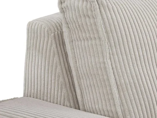 Elektrische Relaxfauteuil Van Lichtgrijs Ribfluweel Amelio