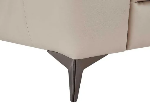 Elektrische Relaxhoekbank Met Rechtse Hoek Cremewit Leder Forlo