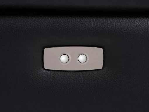 Elektrische Relax-Tweezitsbank Van Zwart Leer Mesola