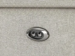 Elektrische Relax-Zitbank Met 3 Plaatsen In Beige Stof Macari