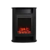 Elektrische Sfeerhaard - Met Mantel - L84 X D33 X H111 Cm - Zwart - Mombacho