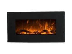 Elektrische Sfeerhaard Chandela - L84 X D14 X H45 Cm - Zwart