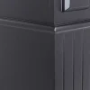 Elektrische Sfeerhaard Lopevi - L99 X D25 X H82,5 Cm - Zwart