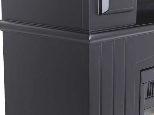 Elektrische Sfeerhaard Lopevi - L99 X D25 X H82,5 Cm - Zwart