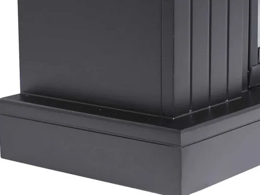 Elektrische Sfeerhaard Lopevi - L99 X D25 X H82,5 Cm - Zwart