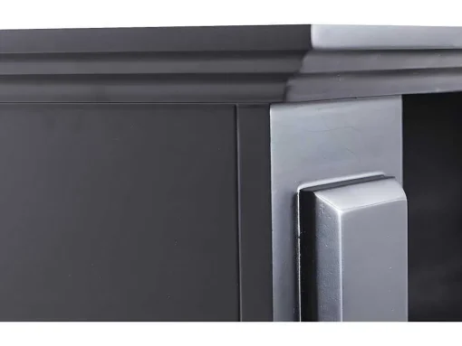 Elektrische Sfeerhaard Lopevi - L99 X D25 X H82,5 Cm - Zwart