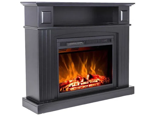 Elektrische Sfeerhaard Lopevi - L99 X D25 X H82,5 Cm - Zwart