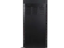 Elektrische Sfeerhaard Vulcano - L41 X D13 X H81 Cm - Zwart