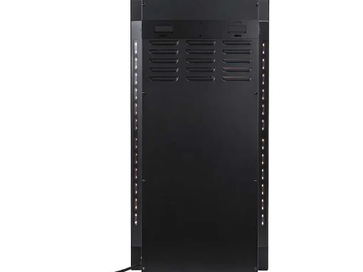 Elektrische Sfeerhaard Vulcano - L41 X D13 X H81 Cm - Zwart
