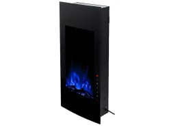 Elektrische Sfeerhaard Vulcano - L41 X D13 X H81 Cm - Zwart