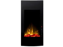 Elektrische Sfeerhaard Vulcano - L41 X D13 X H81 Cm - Zwart
