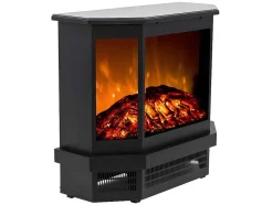 Elektrische Sfeerkachel Etna - L55,8 X D22,5 X H51,6 Cm - Zwart