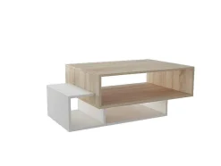 Elisa Koffietafel, Wit, Sonoma, 100X60X35 Cm, Epikasa