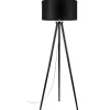 Ennie Vloerlamp, Zwart, 50X50X160 Cm, Epikasa