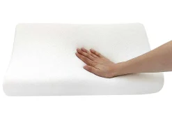 Ergonomisch Hoofdkussen Met Vormgeheugen 50 X 30 Cm Sleepy Van Dreamea - Wit