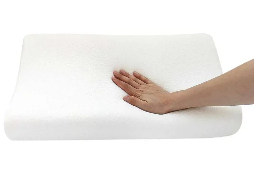 Ergonomisch Hoofdkussen Met Vormgeheugen 50 X 30 Cm Sleepy Van Dreamea - Wit