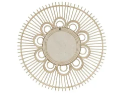 Etnische Spiegel Van Rotan Lumpur - D70 Cm