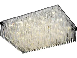 Euphoria Plafondlamp, Chroom, 80X55X30,3 Cm, Epikasa