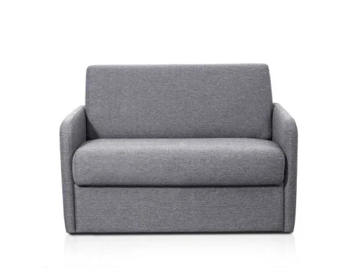 Express-Converteerbare Fauteuil In Stof Nadoa - Bed 100Cm - Lichtgrijs