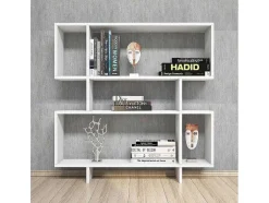 Fabiola Boekenkast, Wit, 100X22X111 Cm, Epikasa