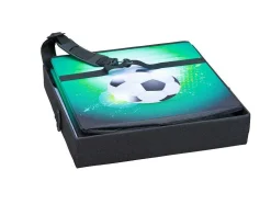 Fabo Opbergdozen Koeltas, Kruk, Draagriem, Zwart, Wit, Groen.