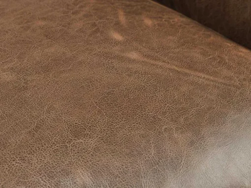 Fauteuil 100% Leer Edouard - Bruin