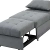 Fauteuil Aanpasbaar Van Stof Lesna - Grijs
