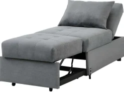 Fauteuil Aanpasbaar Van Stof Lesna - Grijs