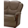 Fauteuil Adelaide - 100% Buffelleer - Taupe