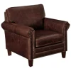 Fauteuil Cassandra Van Lived-In Leer - Bruin