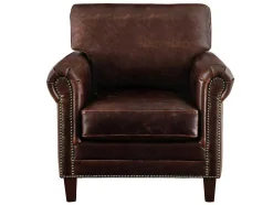 Fauteuil Cassandra Van Lived-In Leer - Bruin