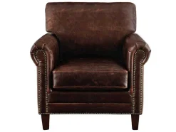 Fauteuil Cassandra Van Lived-In Leer - Bruin