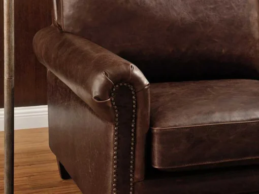 Fauteuil Cassandra Van Lived-In Leer - Bruin