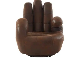 Fauteuil Draaibaar Catchy Van Microvezel Met Verouderd Effect