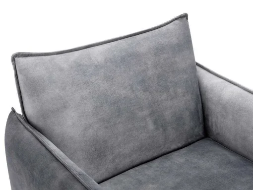 Fauteuil Grijs Fluweel Joel