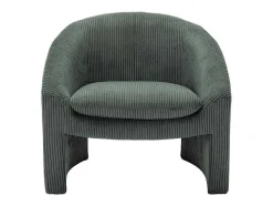 Fauteuil In Groen Ribfluweel Ossana