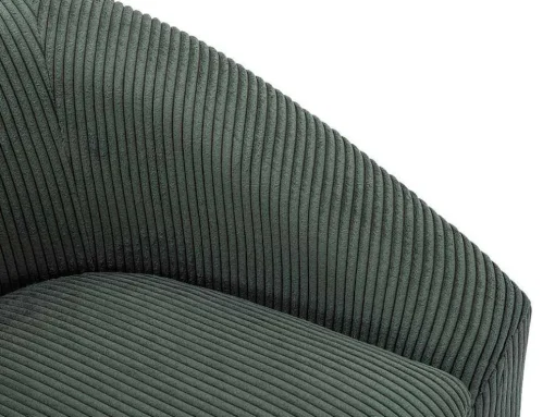 Fauteuil In Groen Ribfluweel Ossana