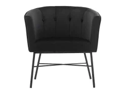 Fauteuil Met Armleuningen Fakart - 100% Polyester - Zwart