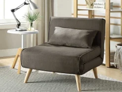 Fauteuil Posio - Bedbank Van Stof - Taupe