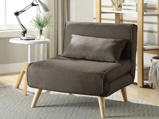 Fauteuil Posio - Bedbank Van Stof - Taupe