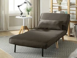 Fauteuil Posio - Bedbank Van Stof - Taupe