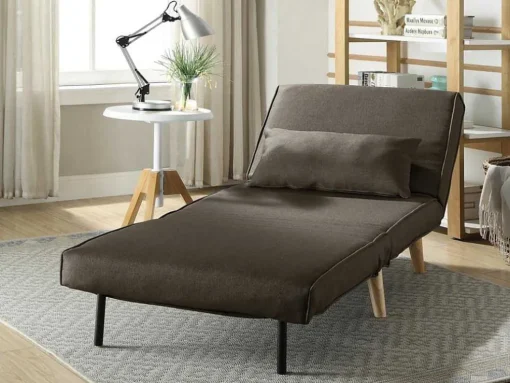 Fauteuil Posio - Bedbank Van Stof - Taupe