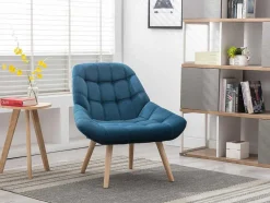 Fauteuil Van Blauwgroen Fluweel - Luosto