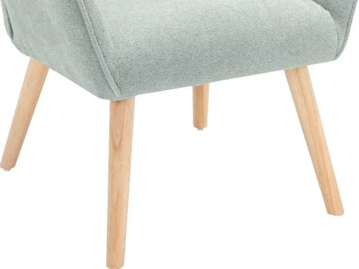 Fauteuil Van Blauwgroene Stof Osimo