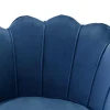 Fauteuil Van Fluweel Dandelion - Donkerblauw - Van Pascal Morabito