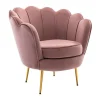 Fauteuil Van Fluweel Dandelion - Roze - Van Pascal Morabito
