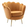 Fauteuil Van Fluweel Dandelion - Mosterdgeel - Van Pascal Morabito